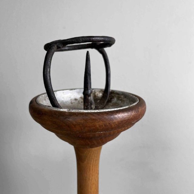 Taishō Japanese Shokudai Temple Candlesticks, 1920, Set of 3 For Sale - Image 11 of 17