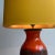 Fat Lava Green Brown Orange Ceramic Table Lamp, West Germany, 1970 For Sale - Image 4 of 18