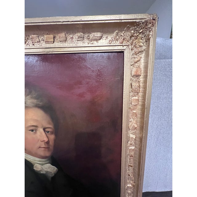 Original Antique 19c. Oil Painting "Rev. Richard Coytmor Howard" – 1823 Portrait For Sale - Image 11 of 15