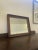 Mid-Century Modern 1970s Antique Style Wall Mirror With Wood Frame. For Sale - Image 3 of 8
