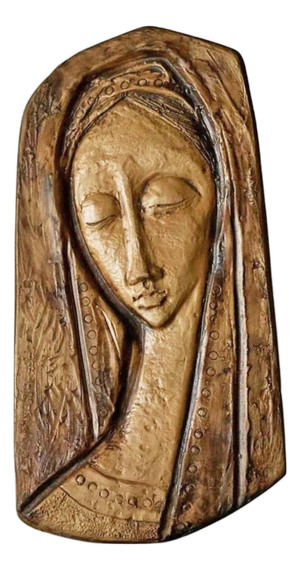Modernist Studio Pottery Bas Relief Wall Plaque from Guerrino Bardeggia, Italy, 1960s
