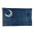 Distressed Cotton Fort Moultrie Liberty Flag Made From Vintage Indigo For Sale