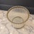 Vintage Fluted Clear Acrylic and Silver Tone Waste Paper Basket For Sale - Image 4 of 7