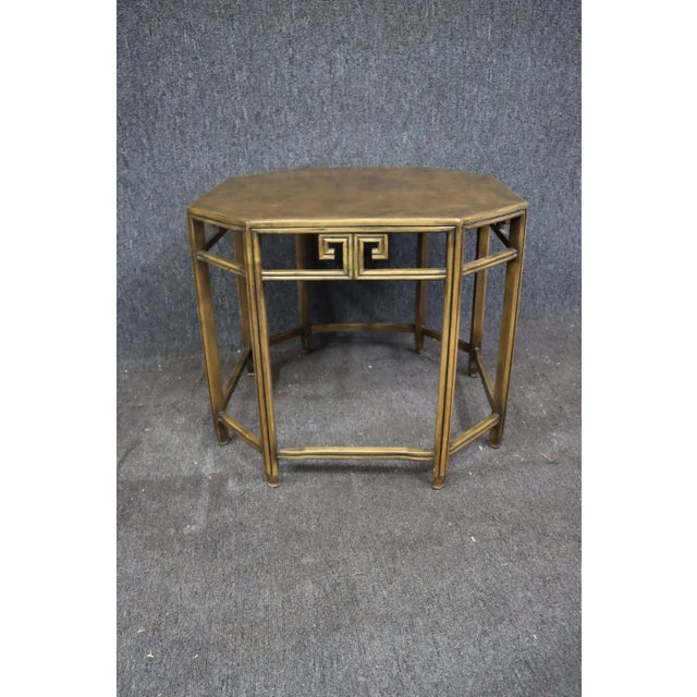Baker Furniture Company Baker Asian Style Octagonal Side Table For Sale - Image 4 of 7