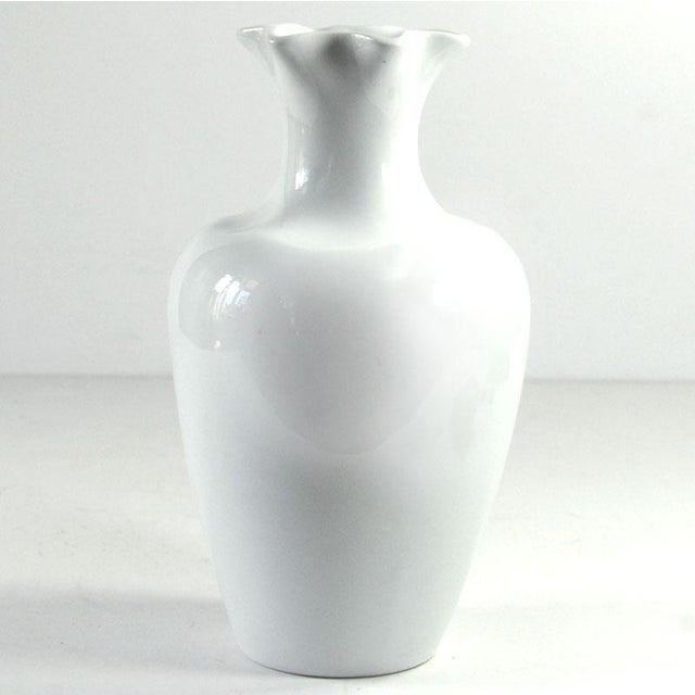White French Porcelain Vase from Limoges, 1980s For Sale - Image 8 of 10