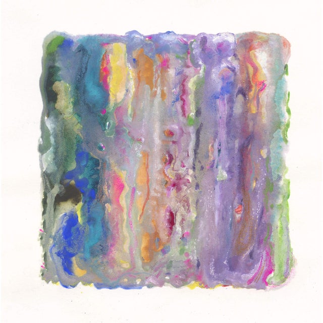 "5th Dimension", Colorful Abstract by Tina Marrin 30x30 For Sale