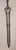 Up for sale is a large pair of rare antique 18th century wrought iron and brass English fireplace tongs. The arms are...