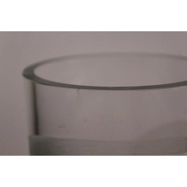 Late 20th Century Art Nouveau Glass Vessel with Female Nude Etched Design Signed Madden For Sale - Image 9 of 11