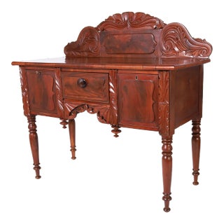 Antique British Colonial West Indies Mahogany Sideboard or Server For Sale