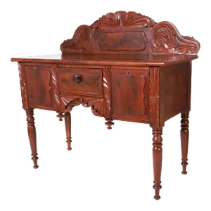 Antique British Colonial West Indies Mahogany Sideboard or Server