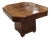 Art Deco Octagonal Walnut Table, 1940s For Sale