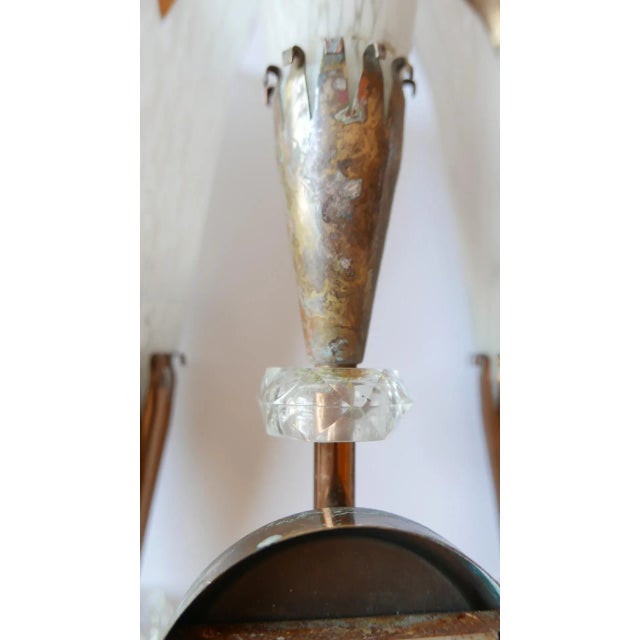1950s Mid-Century Wall Sconces from Lunel, Set of 3 For Sale - Image 5 of 11