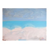 1980s “Hatteras Sands” Acrylic on Paper Landscape Painting by Harry Hilson For Sale