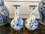 Ceramic Pair Petite Vintage Delft Vases Blue & White Windmilll Hand Painted Bud Vases For Sale - Image 7 of 18