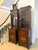 Hollywood Regency Antique Regency Mahogany Inlaid Astragal Glazed Library Bookcases, 1820, Set of 2 For Sale - Image 3 of 17