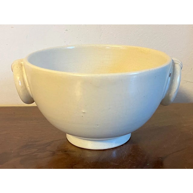 White French Art Deco Pottery Bowl for Ovington Bros. New York City 1920's For Sale - Image 8 of 13