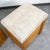 Mid Century Modern Nightstand End Side Table Custom Stone Grey Top 1980 Drawers, 2 Pieces For Sale - Image 9 of 12