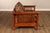 Wood Bassett Furniture Mission Style Oak Spindle Settee For Sale - Image 7 of 17