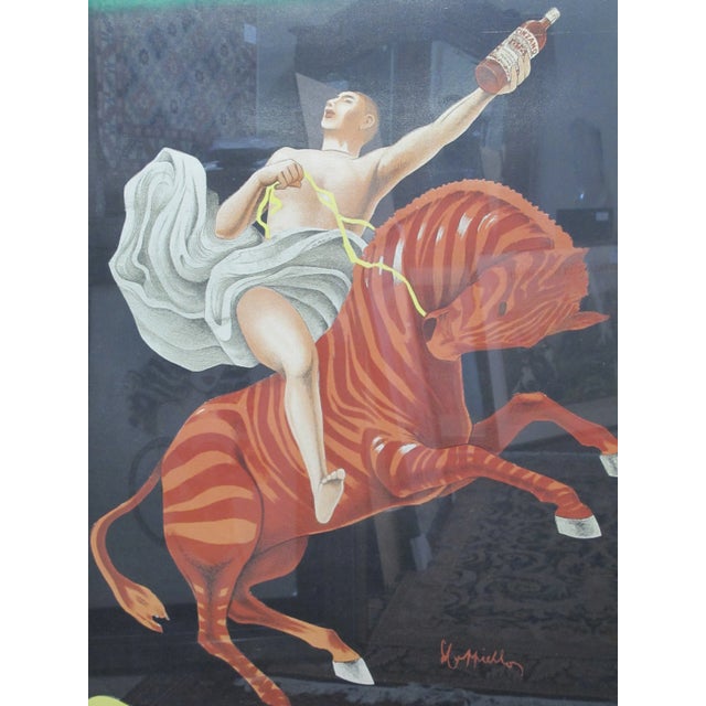 Printmaking Materials Italian Vintage Leonetto Cappiello Cinzano Vermouth Torino Advertisement Poster For Sale - Image 7 of 8