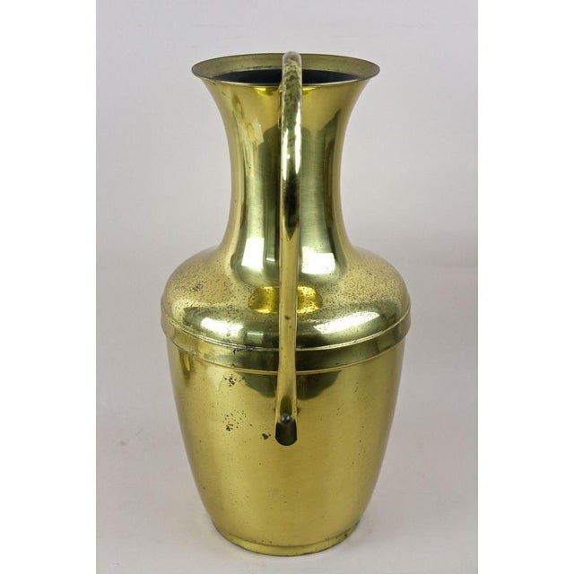 Mid-Century Brass Amphora Vase with Handle, Austria, 1940s-1950s For Sale - Image 6 of 18