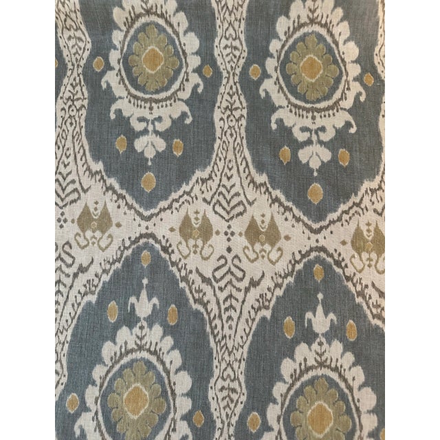 2 yards Lewis &Wood BUKHARA in oasis One of our favourite designs. Bukhara was inspired by an Ikat coat in the V&A. A...