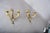 Gilt Bronze Double-Arm Wall Sconces with Frosted Glass Shades, 1950s, Set of 2 For Sale - Image 12 of 18