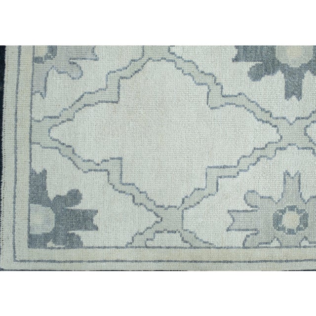 Turkish Oushak Rug 12'6" x 14'7" #18099 For Sale - Image 4 of 8