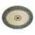 Vintage Wedgwood Florentine Turquoise 15.5” Oval Serving Platter W2714 Fruit Center England 1970s-1980s For Sale