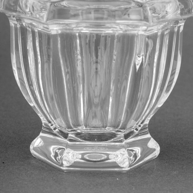 Baccarat Crystal Covered Mustard Jars, Pair For Sale In New York - Image 6 of 8
