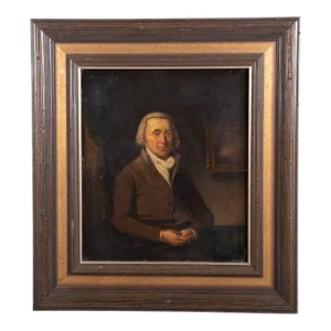 Original 18th C Portrait of a English Gentleman, Oil on Canvas by John Hoppner (Signed)