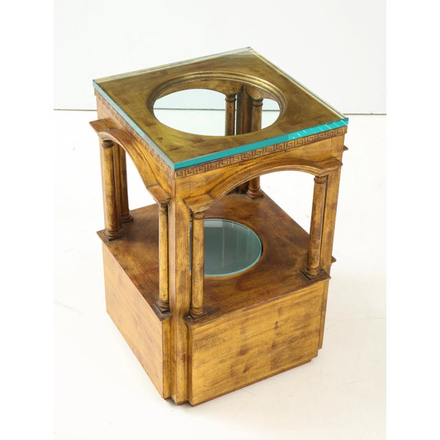 James Mont Architectural Side Table For Sale - Image 9 of 13