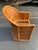 Bloomingdale's Vintage Bloomingdale's Coastal Split-Rattan & Bamboo "Sunrise" Armchair – Made in Philippines For Sale - Image 4 of 7