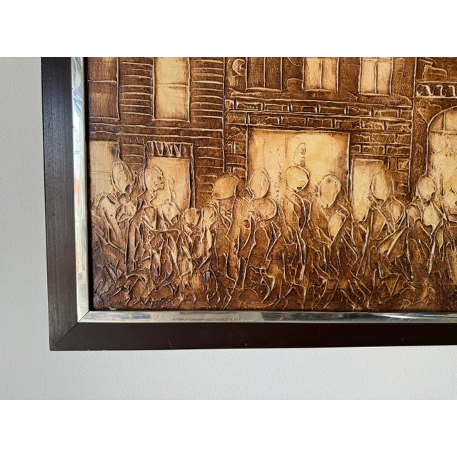 1970's Kenda Impressionist Abstract Impasto Oil Painting, Framed For Sale In Miami - Image 6 of 12