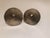 Antique Silver Decorative Umbrella Shaped Design Accents Detailed - a Pair For Sale - Image 4 of 11