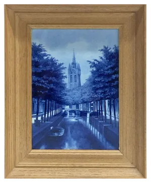 Dutch Oude Delft Bottle Tile from Porceleyne Fles, 1906