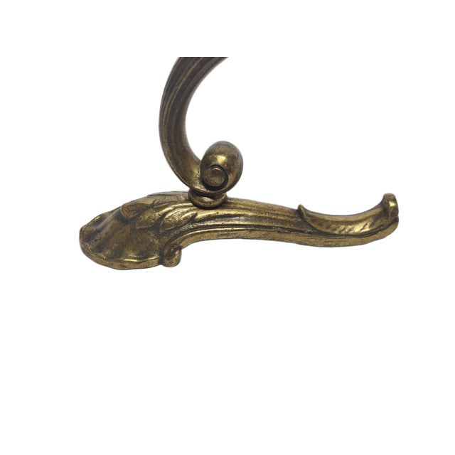 Goldenrod Antique Bronze Wall Lamp, Germany, 1900s For Sale - Image 8 of 15