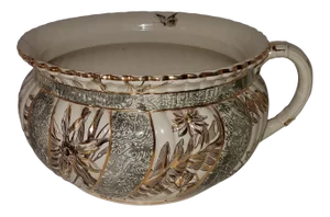 Vintage Hand Painted Ceramic "Beatrice" Planter