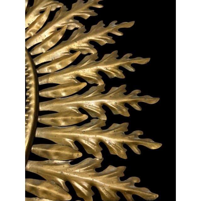 Italian Sun Mirror, 1950s For Sale - Image 7 of 9