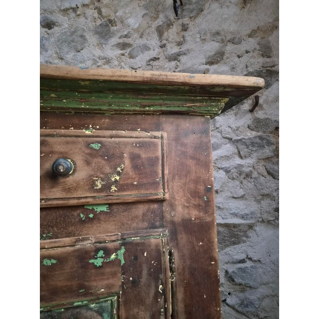 18th Century Rustic French Walnut Buffet Cabinet For Sale - Image 10 of 18