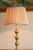 Gold Brass Bobbin Table Lamp, 1970s, Set of 2 For Sale - Image 8 of 18