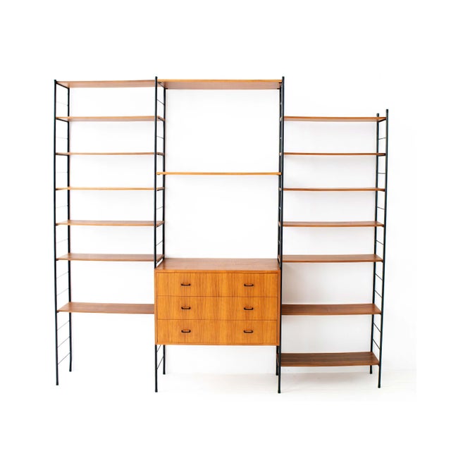 1960s Vintage Teak String Bookcase by WHB, 1960 For Sale - Image 5 of 5