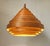 Mid-Century Veneer Pendant in the style of Hans-Agne Jakobsson, Denmark, 1970s For Sale - Image 9 of 15