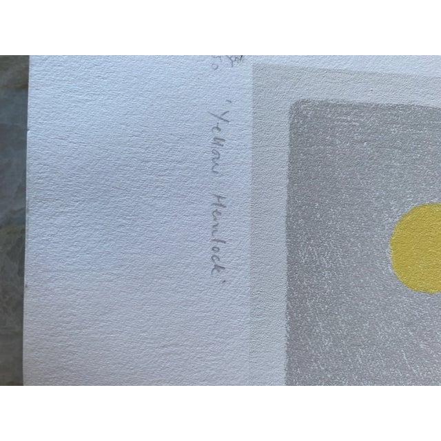 Organic Modern Abstract Silkscreen by Emma Lawrenson - Unframed For Sale - Image 4 of 6