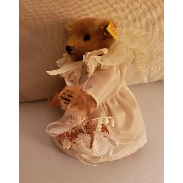 Late 20th Century Steiff Collectible Teddy Bear-Flower Girl