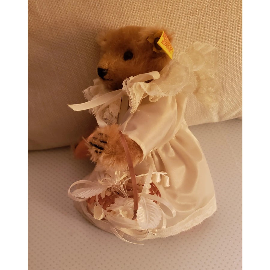 Late 20th Century Steiff Collectible Teddy Bear-Flower Girl