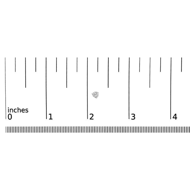 Early 21st Century 14K White Gold 1/4 Cttw 3-Prong Martini Set Brilliant Round-Cut Solitaire Lab Grown Diamond Screwback Stud Earrings, A Pair For Sale - Image 5 of 5