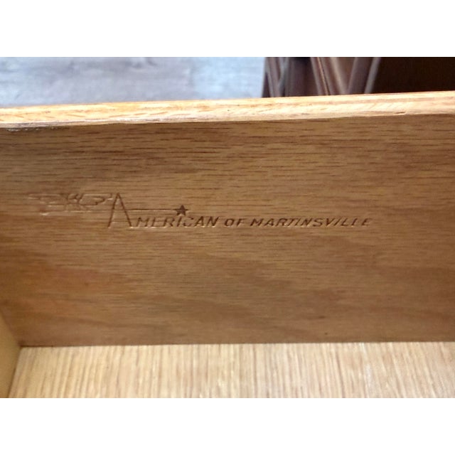 Wood Pair of Mid Century Modern Nightstands For Sale - Image 7 of 11