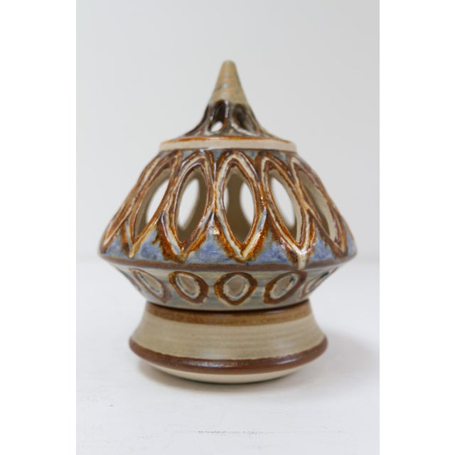 Danish Ceramic Candle House by Søholm, 1960s For Sale - Image 13 of 13
