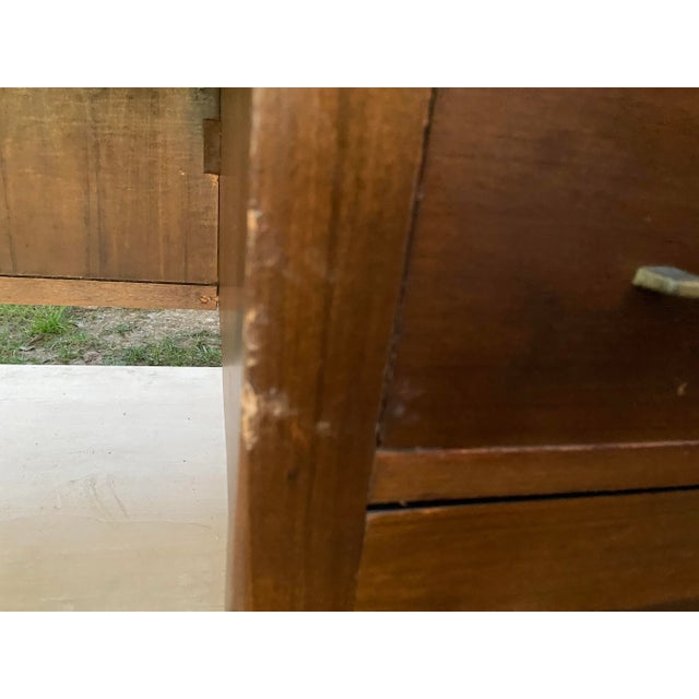 Anderson Mid 20th Century Anderson Style Executive Desk For Sale - Image 4 of 12