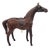 Horse Figurine with Leather, 1960s For Sale